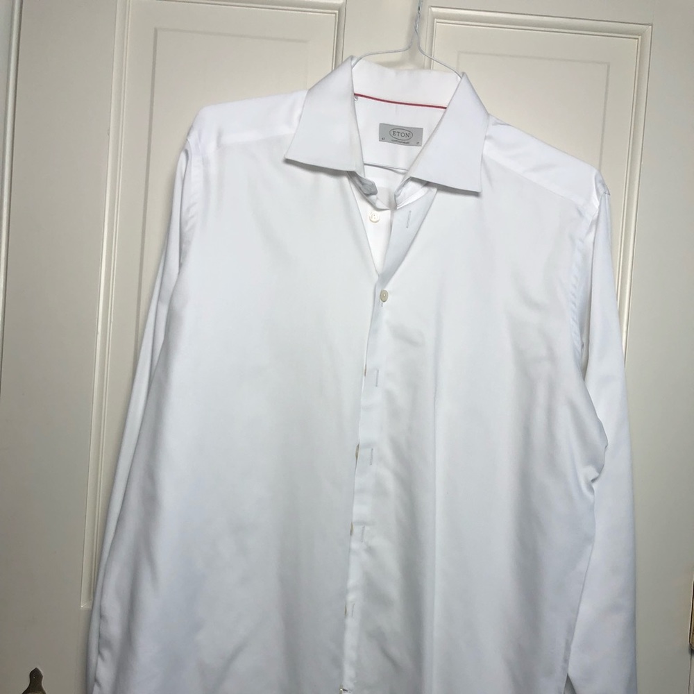 Eton Size 43 / 17 contemporary fit Dress Shit.
